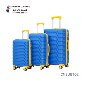 Trolley Bag Set Of 3 - Blue Unbreakable